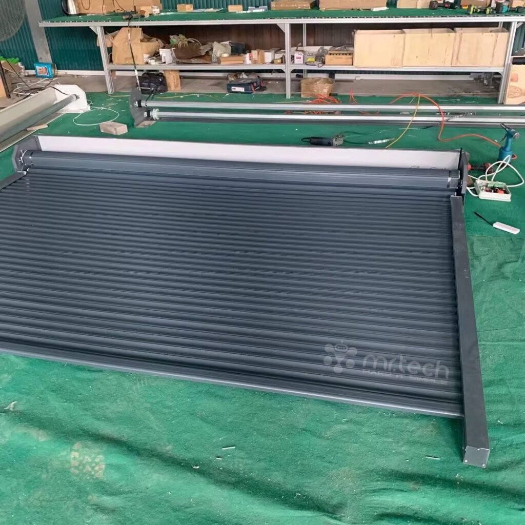 Automatic Alu Glass Roof Shutter Sunshade for House