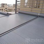 Horizontal Ceiling Aluminum Alloy Glass Roof Sunshade Roller Blinds