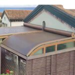 Horizontal Roller Shutter For Outdoor Glass Roof Sun Shading