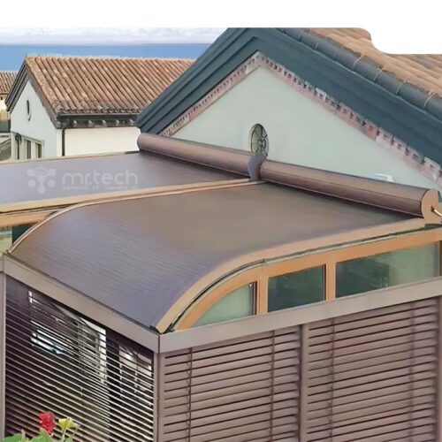 Horizontal Roller Shutter For Outdoor Glass Roof Sun Shading