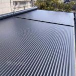 Skylight Glass Roof with Aluminum Horizontal Roller Shutters