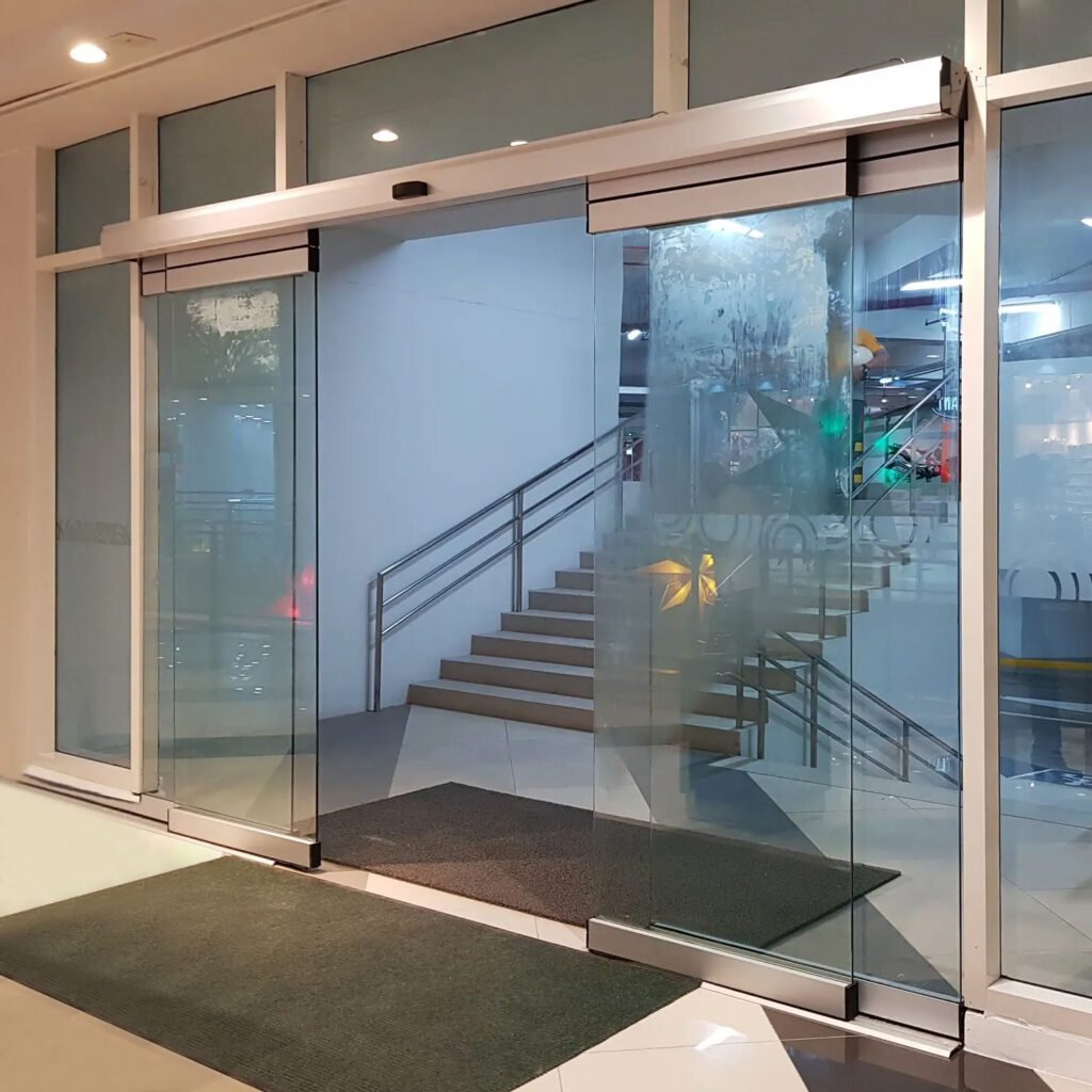 Automatic Sensor Sliding Door Opener Glass / Wooden Door Operator