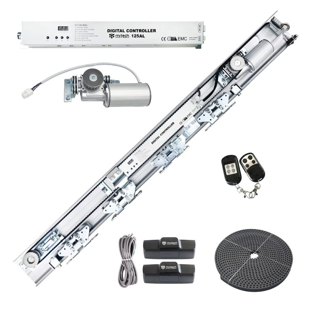 Automatic Sensor Sliding Door Opener Glass / Wooden Door Operator