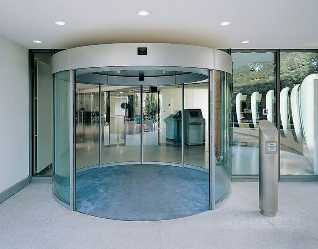 Circular Glass Sliding Doors Automatic Curved Sliding Door