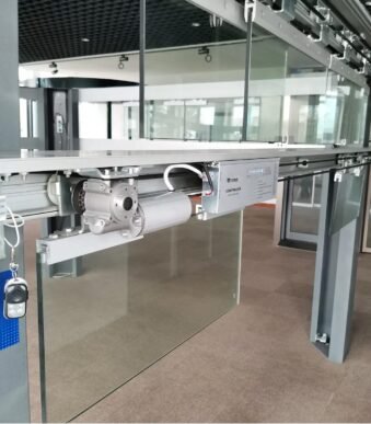 Heavy Duty Electric Sliding Glass Door Motor for Commercial Shop