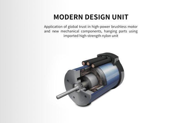 Heavy Duty Electric Sliding Glass Door Motor for Commercial Shop