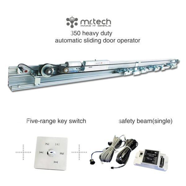 Heavy Duty Sliding Door Opener Electric Dual Door Motor Machine