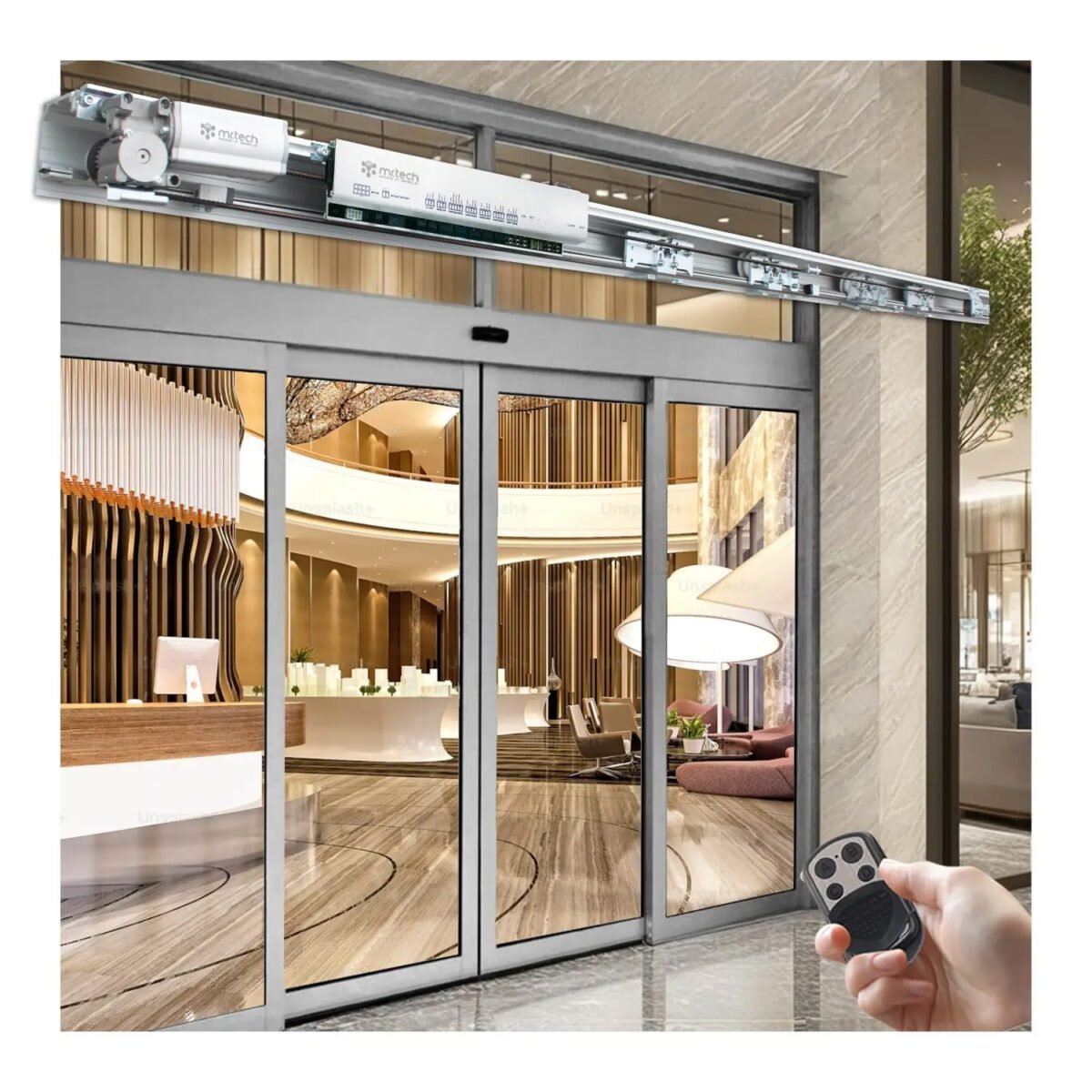 High Quality Automatic Sliding Glass Doors Operator for Commercial