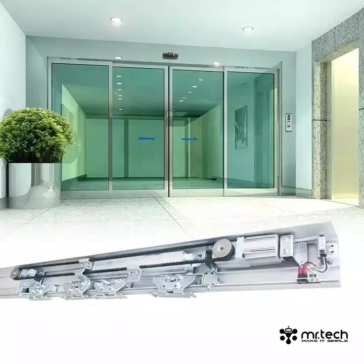 Modern Sensor Glass Automatic Sliding Door Operators for Hotels