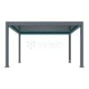 Motorized Alu Louver Pergola with Blinds For Outdoor Patio 3 X 4 Mtr