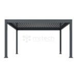 Motorized Alu Louver Pergola with Blinds For Outdoor Patio 3 X 4 Mtr