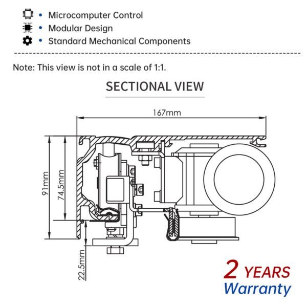 Sensor Glass Door Operators Automatic Sliding Door System
