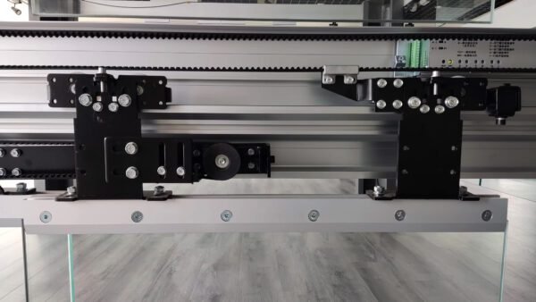 Telescopic Sliding Glass Door System With Electric Sensor