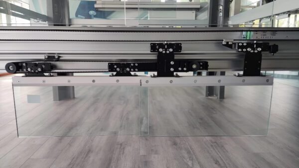 Telescopic Sliding Glass Door System With Electric Sensor