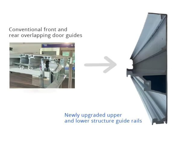 Telescopic Sliding Glass Door System With Electric Sensor