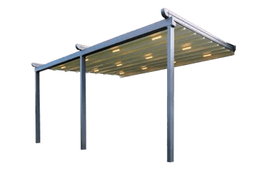 Automatic Retractable PVC Blind Roof System
