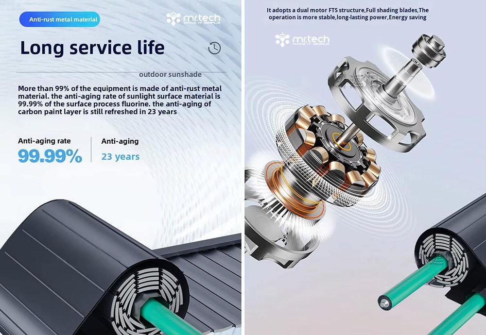 Automatic Skylight Rooftop Rolling Shutter