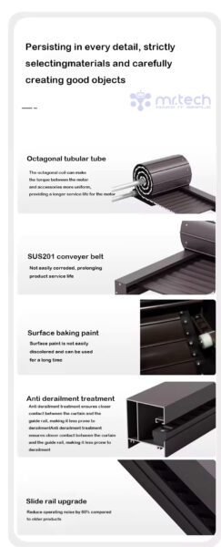 Electric Skylight Rolling Shutter Sunshade