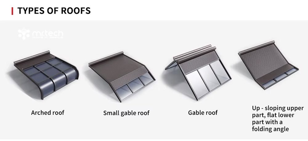 Modern Skylight Roof Rolling Shutter