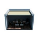 Motorized Auto Retractable Skylight Roof Blind for Outdoor