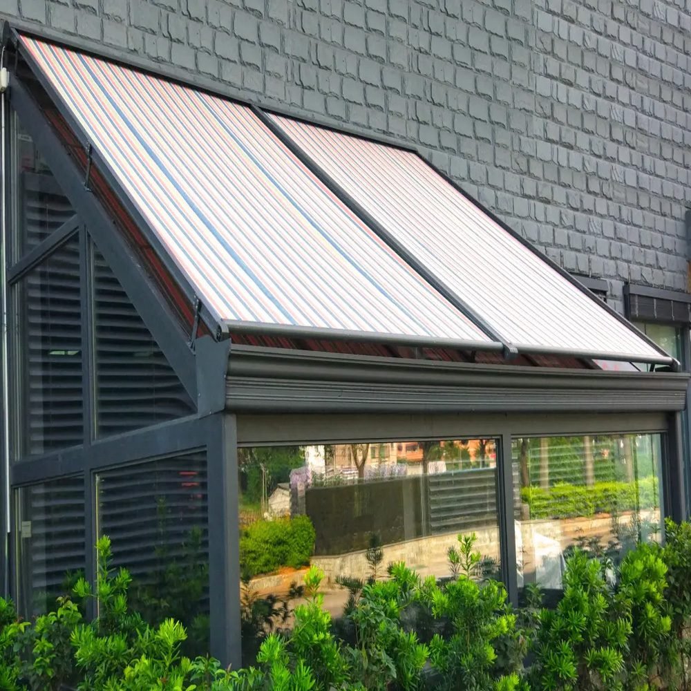 Motorized Auto Retractable Skylight Roof Blind for Outdoor