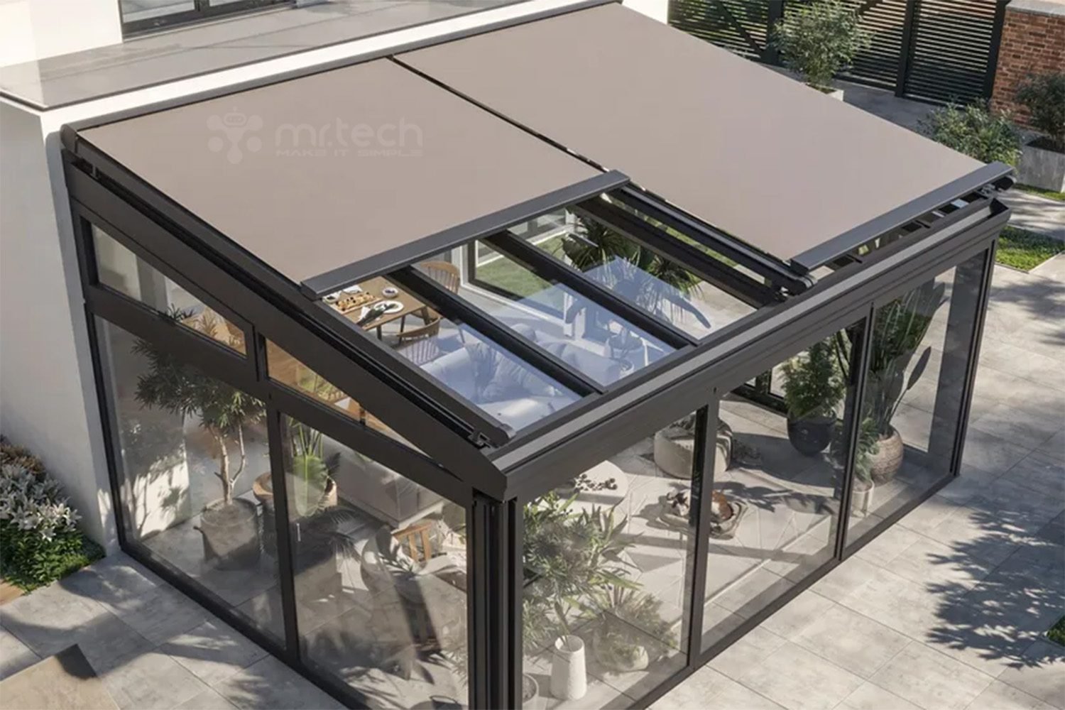 Motorized Skylight Blinds