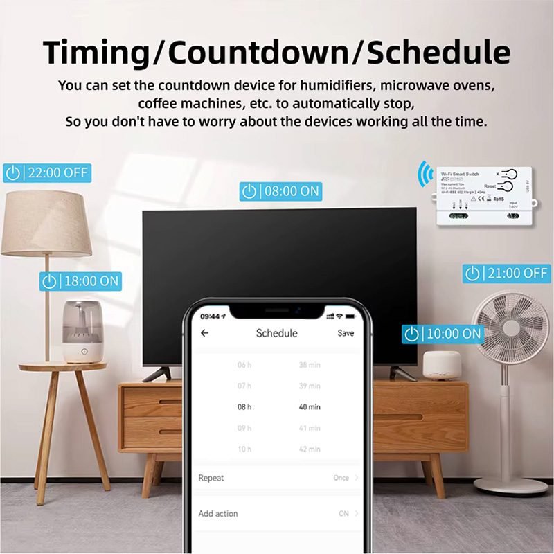 1CH Tuya WiFi Switch Button Single Relay Module 10
