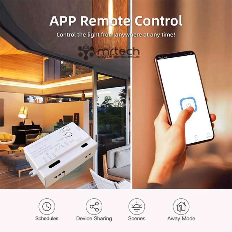 1CH Tuya WiFi Switch Button Single Relay Module 2