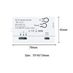 1CH Tuya WiFi Switch Button Single Relay Module Supports 7-32V