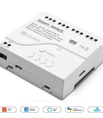 4CH WiFi Smart Switch Relay Module TUYA Smart Life App for Remote Control