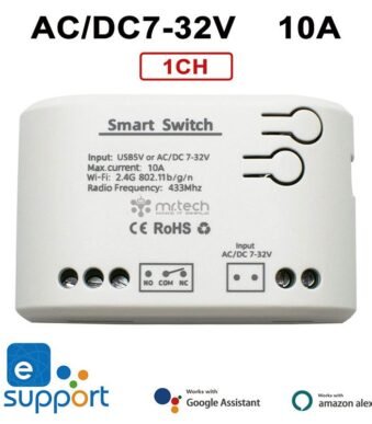 Tuya Smart Life WIFI Switch Smart Receiver 1CH Relay Module
