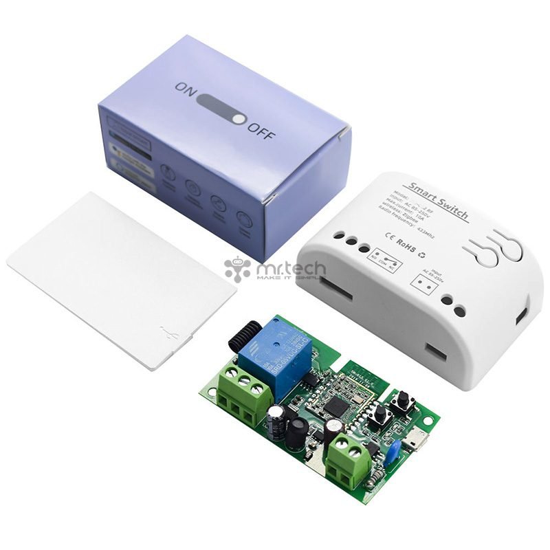 Tuya Smart Life WIFI Switch Smart Receiver 1CH Relay Module and RF Remote Control 10