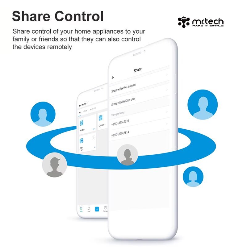 Tuya Smart Life WIFI Switch Smart Receiver 1CH Relay Module and RF Remote Control 3 1