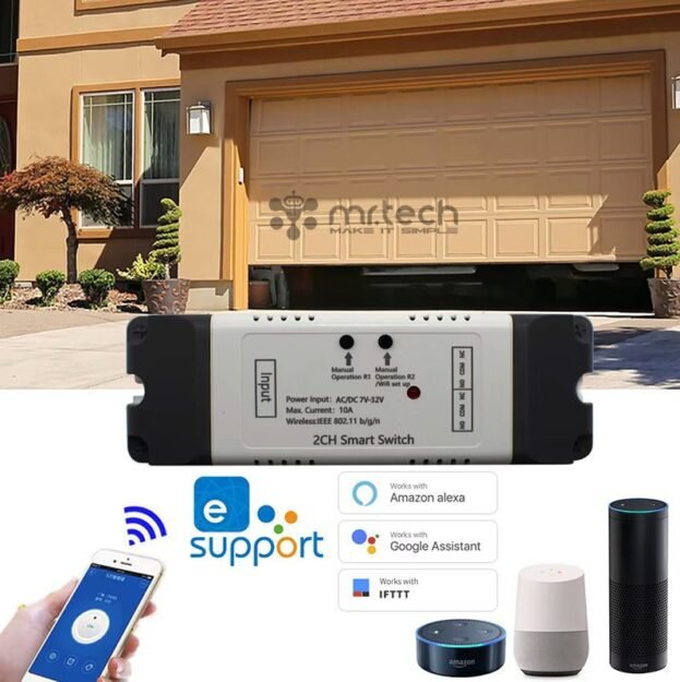 Tuya Smart WiFi Wireless DIY Switches 2CH Relay Module 433mhz RF