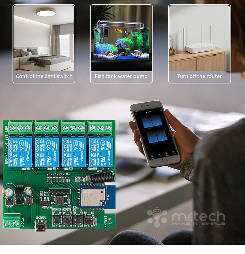WifiBle with RF Module 4CH Re 12