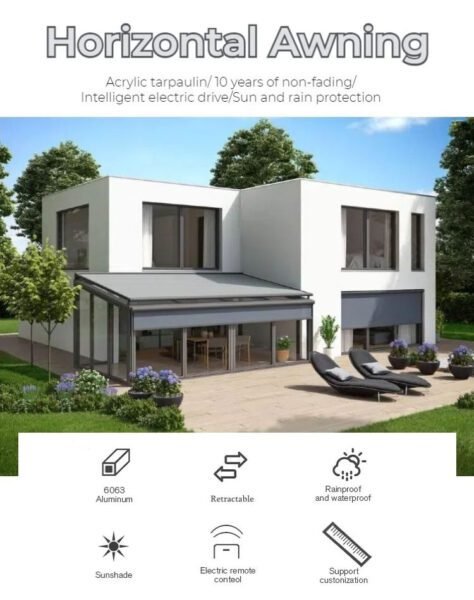 Automated Electric Motorized Retractable Skylight Blinds