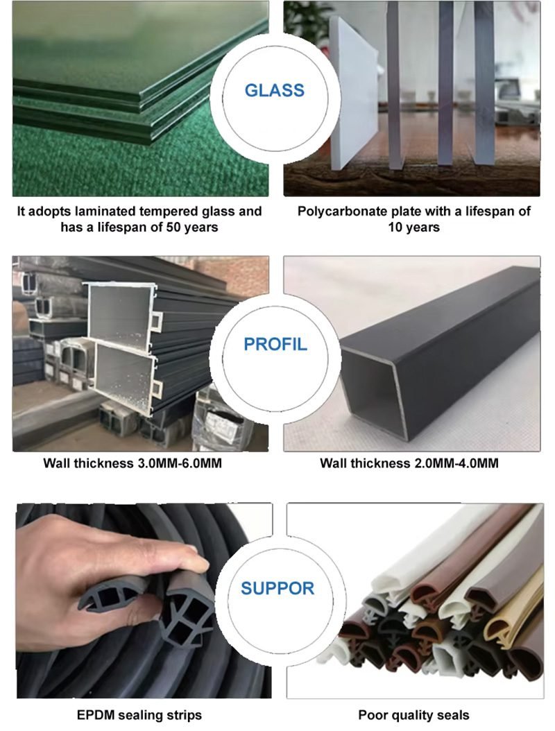 Automatic Telescopic Glass Swimming Pool Cover 10