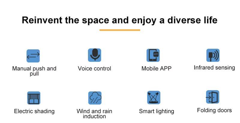 Automatic Telescopic Glass Swimming Pool Cover 16