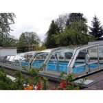 Automatic Telescopic Glass Swimming Pool Cover