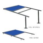 Customize Size Electric Skylight Sunroom Roof Outdoor Blinds