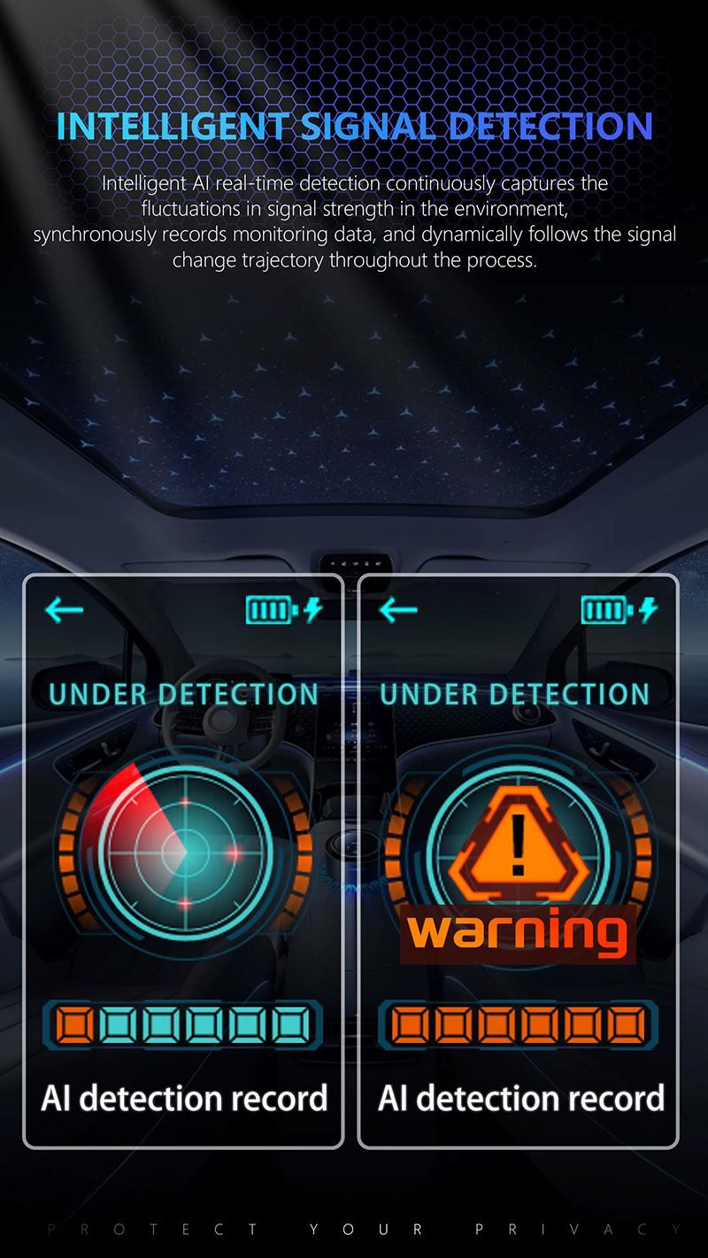 Portable RF Signal Scanner and Camera Finder