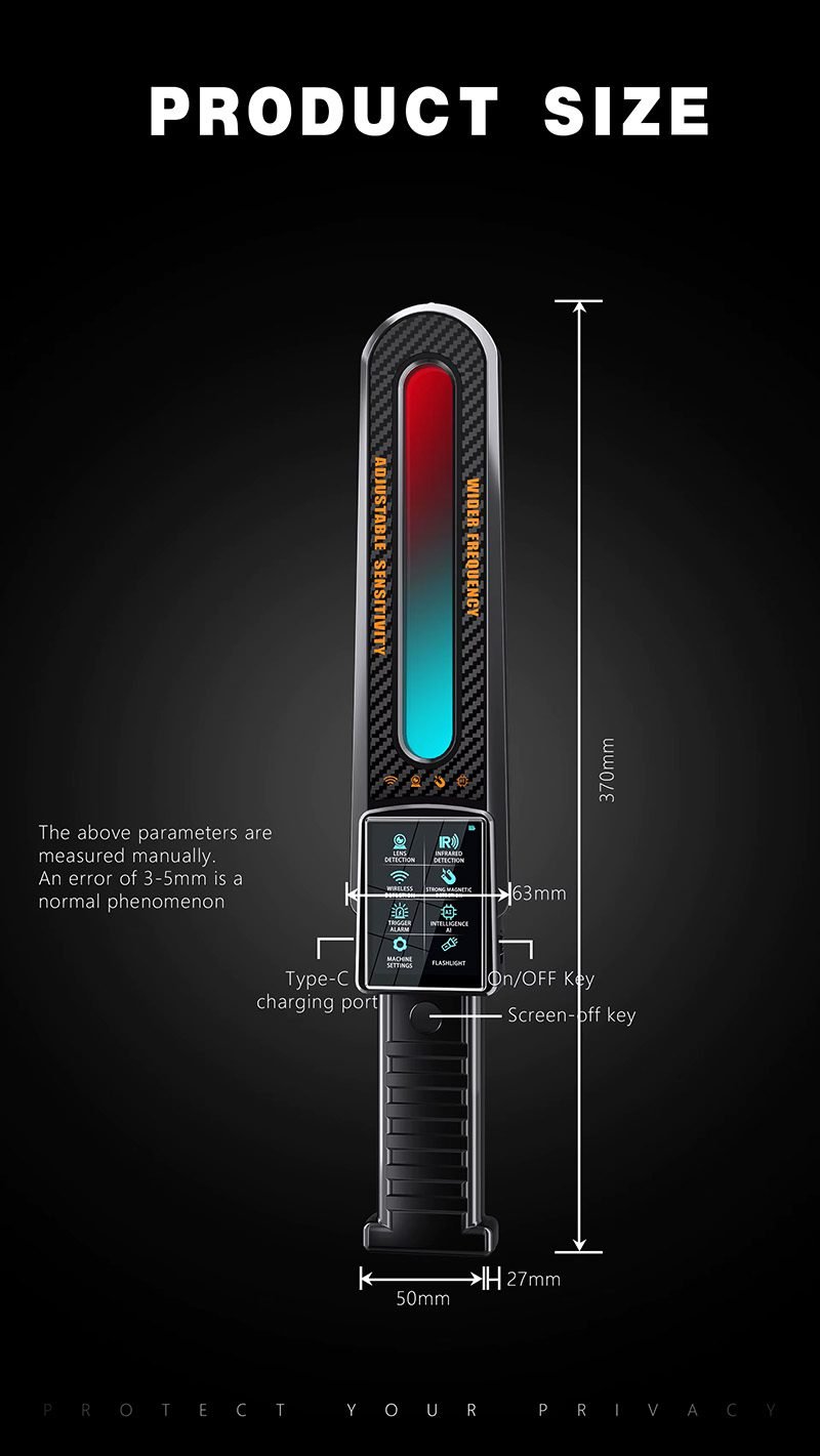 Portable RF Signal Scanner and Camera Finder