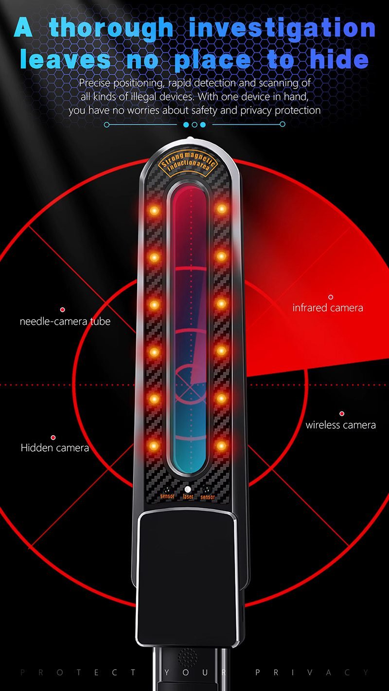 Portable RF Signal Scanner and Camera Finder