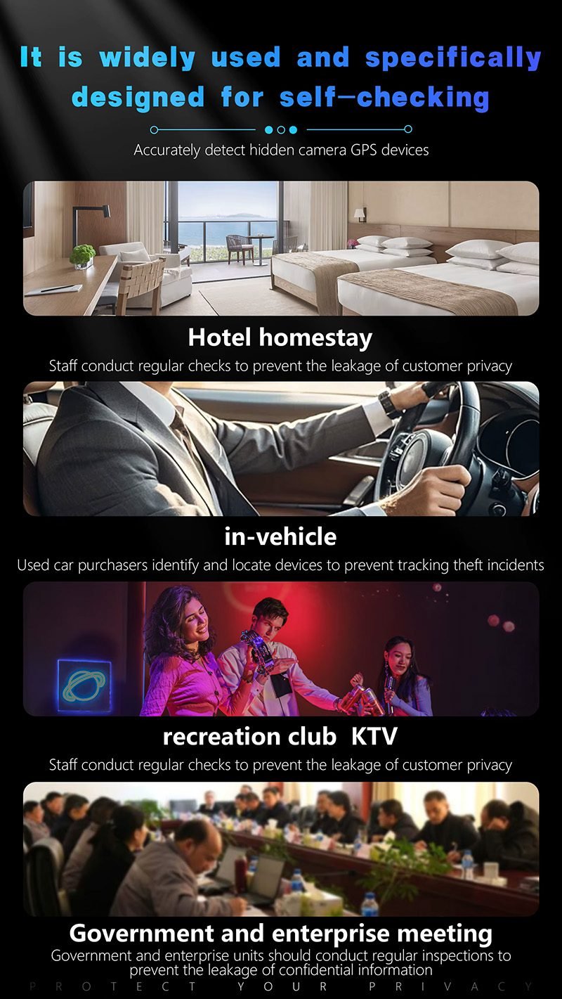 Portable RF Signal Scanner and Camera Finder