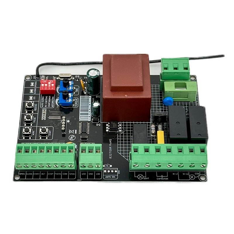 Sliding gate control board