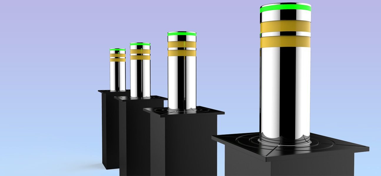 automatic car park bollard