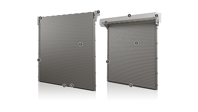 Aluminium Rolling Shutter C