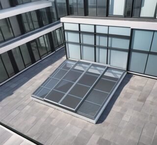 Automatic Sliding Glass Roof
