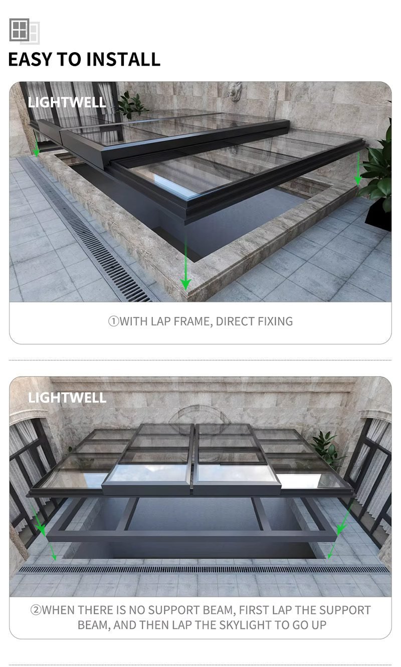 Automatic Sliding Glass Roof
