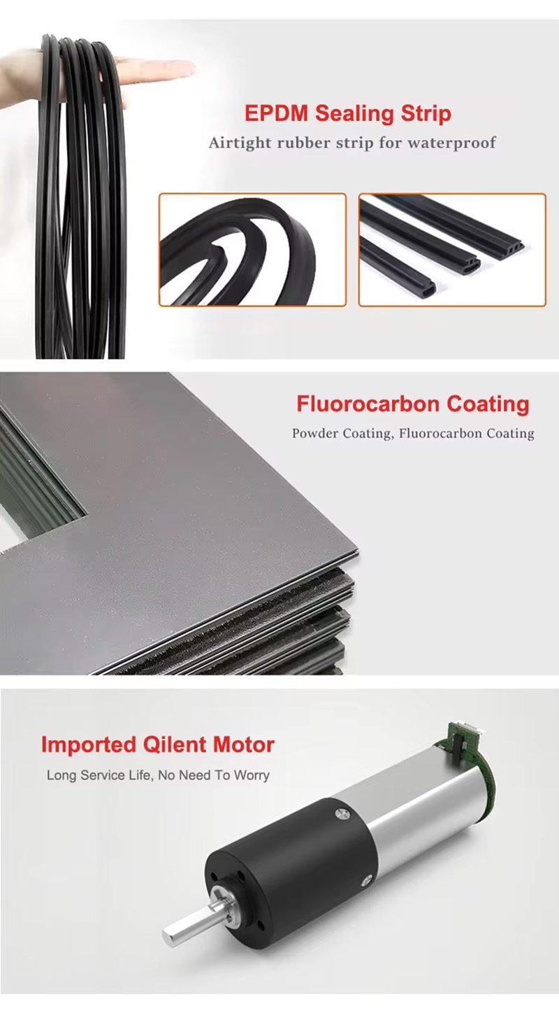 Intelligent Remote Control Electric Rising Skylight 10